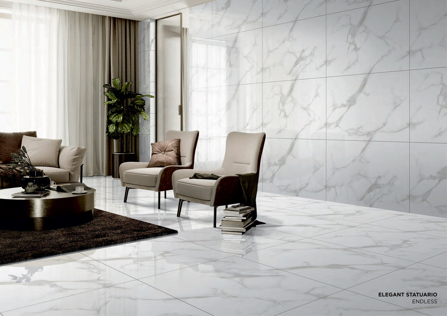 ELEGANT STATUARIO ENDLESS POLISHED 80X120