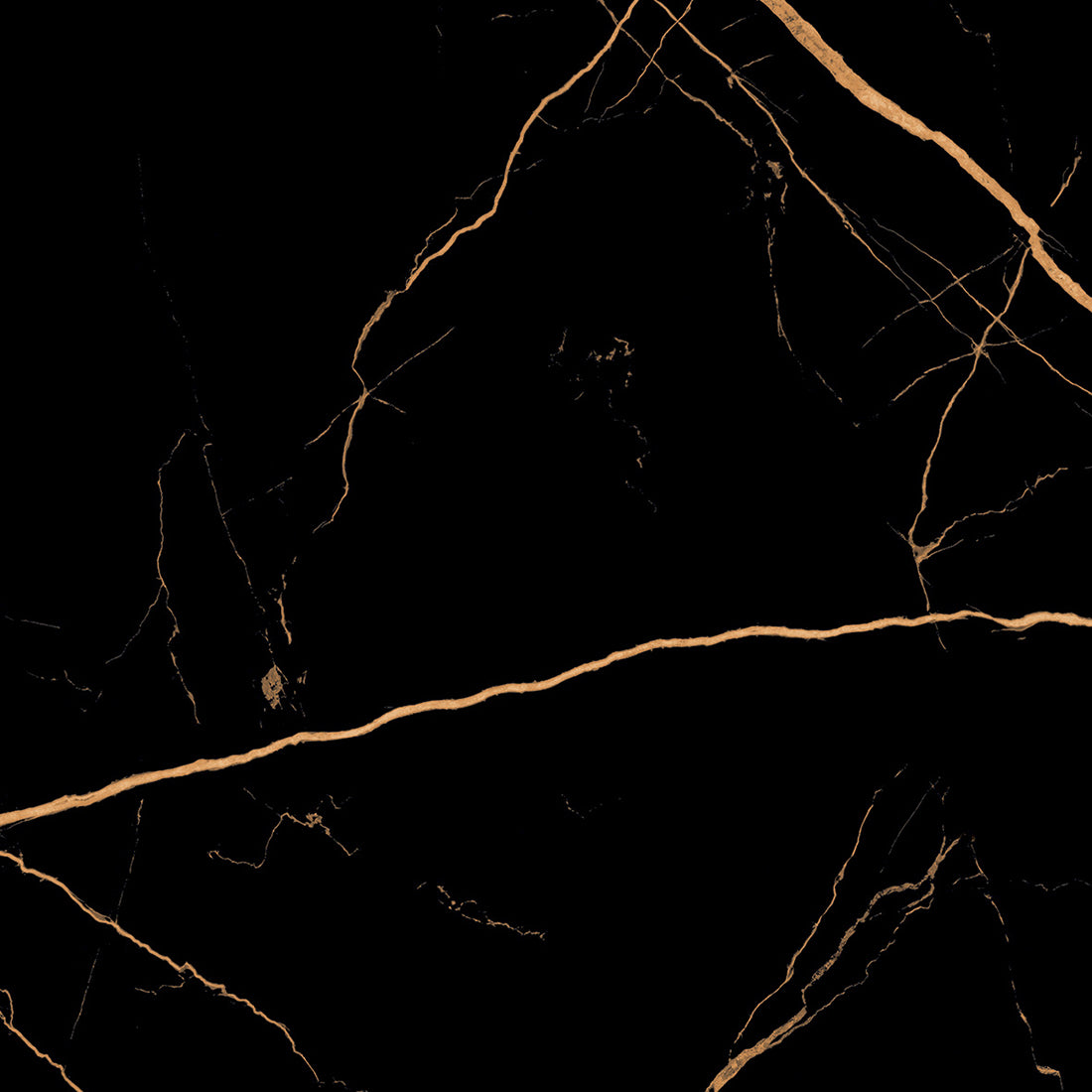 Atlantis Black 60x60 Gold Matt R9