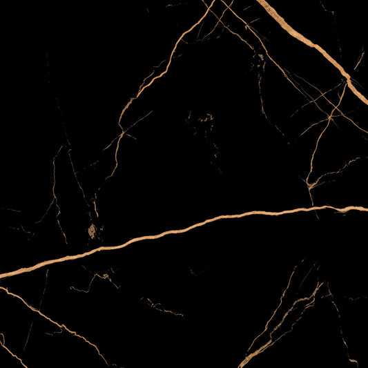 Atlantis Black 60x60 Gold Matt R9