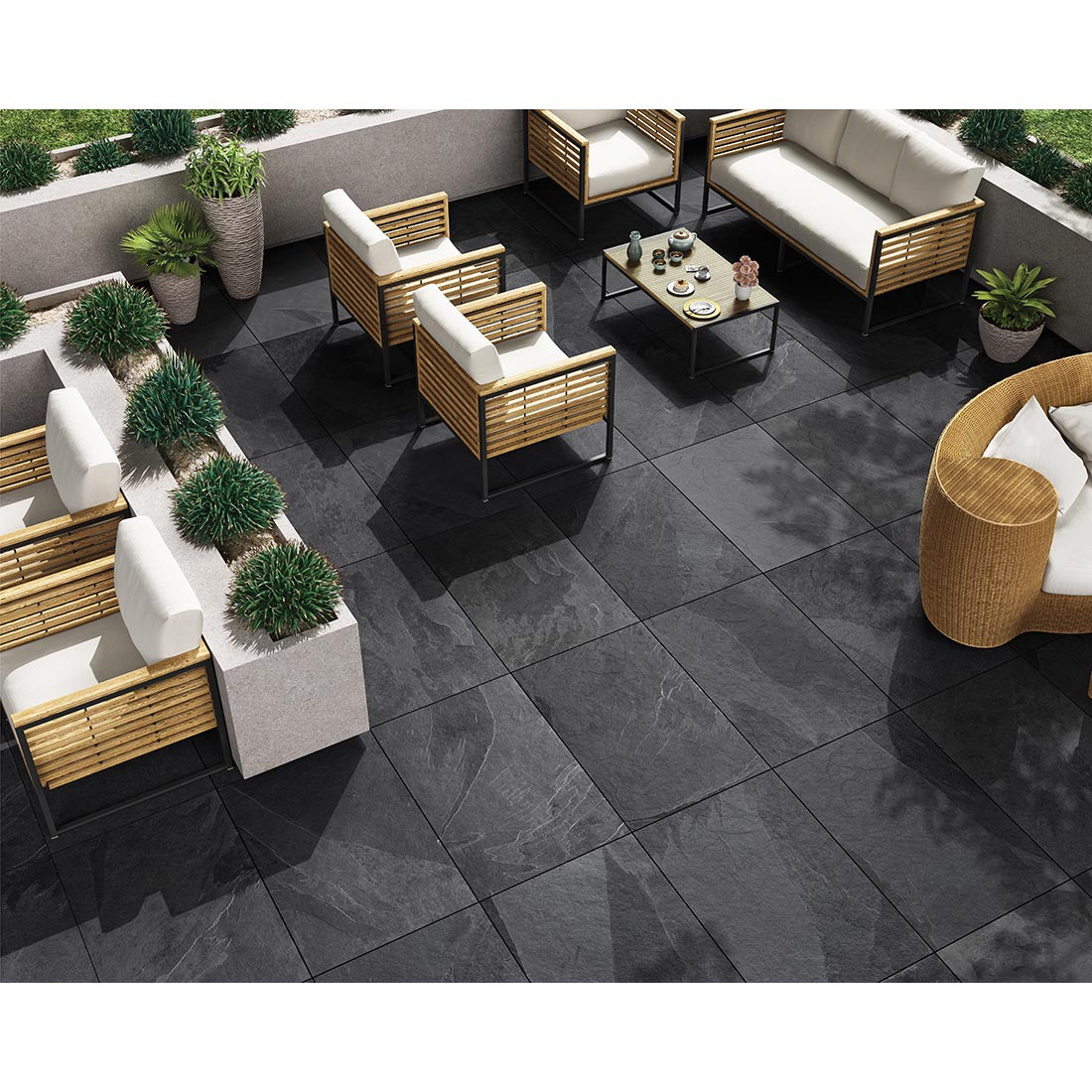 Brazilian 60x90x2 Black Matt R11