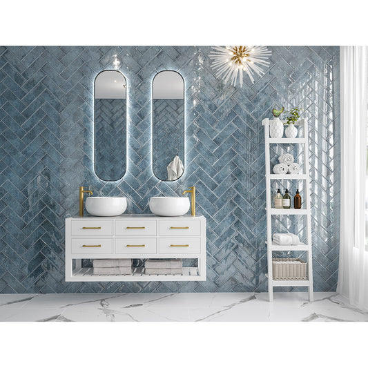 Cama 10x30 Blue Gloss Bumpy