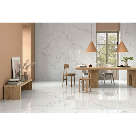 Dokota 59x59 White Polished