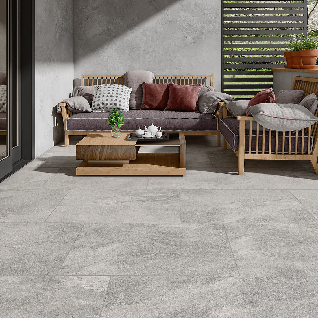 Esprit Rock 60x90x2 Grey Matt R11