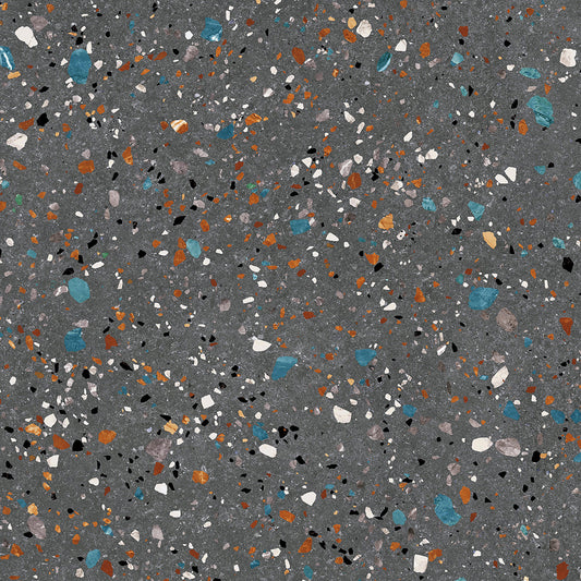 TERRAZZO 60x60 Nero Matt