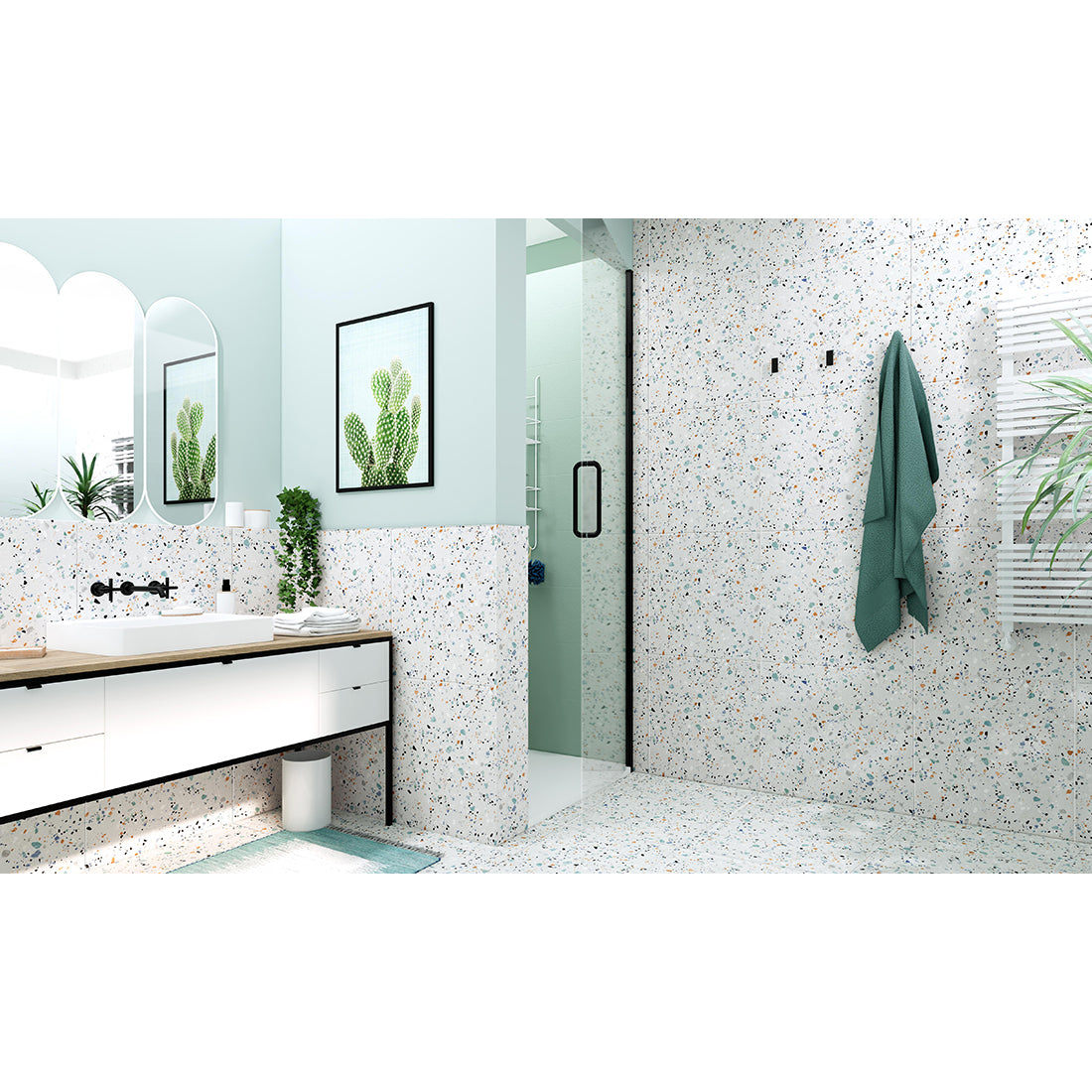 TERRAZZO 60x60 Bianco Matt