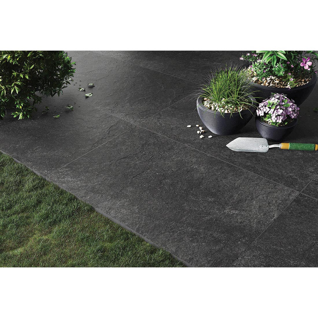 Hammer Stone 60x90x2 Nero Matt R11