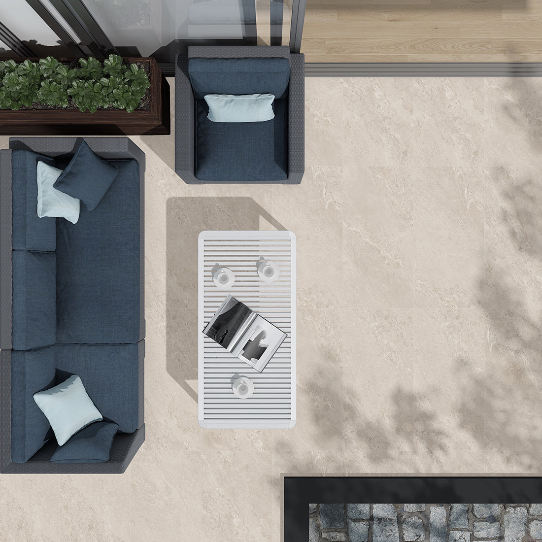 Jupiter Rock Paver 60x90x2 Beige Matt R11