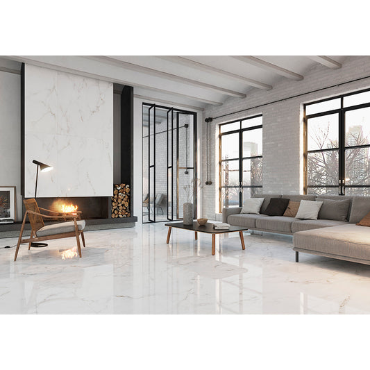 Lucia 79x159 White Polished