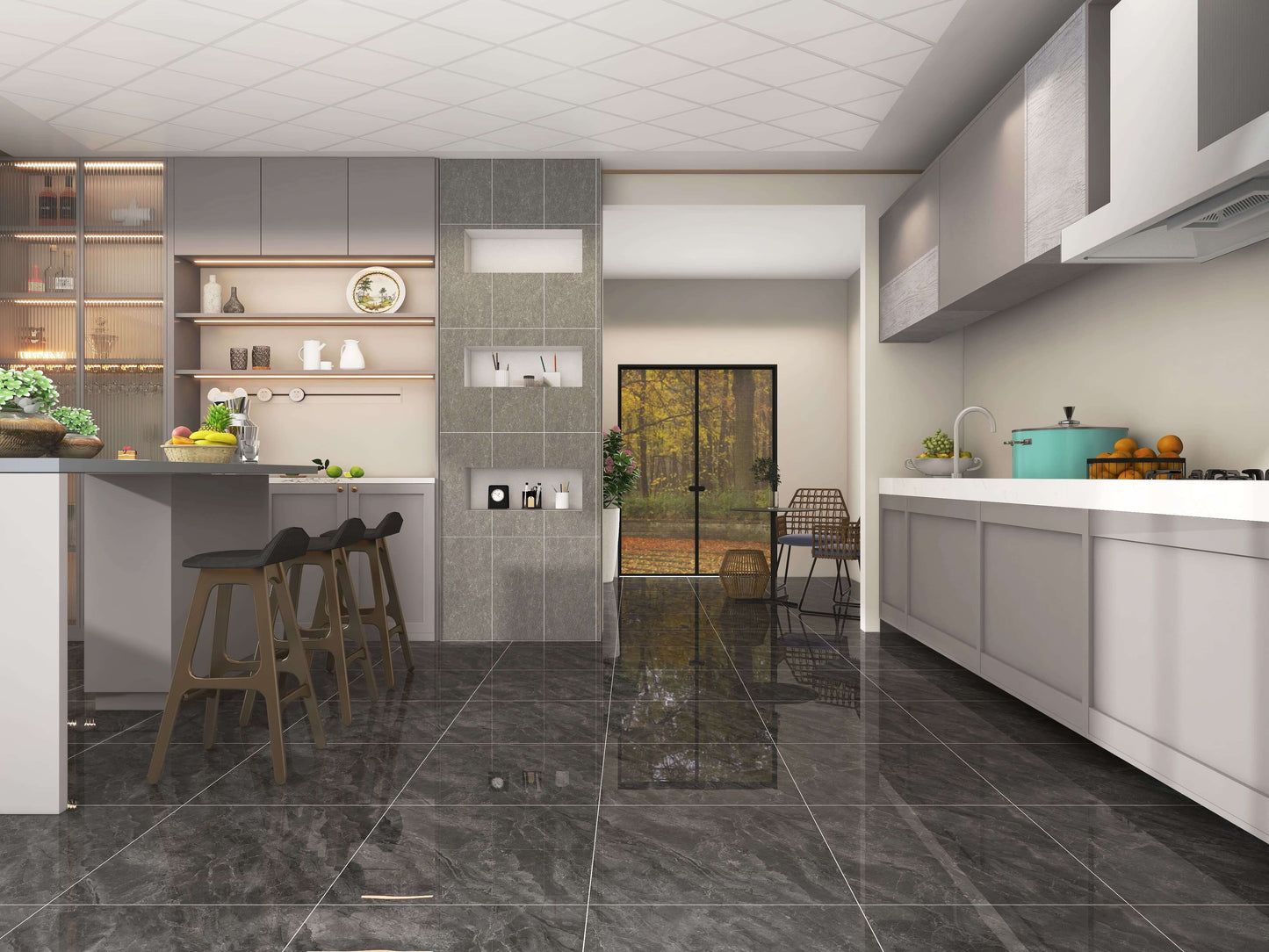 Zenith 60x60 Graphite Polished