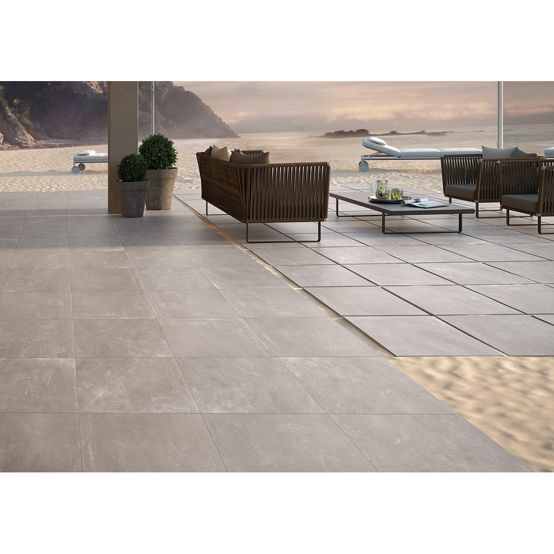 Assen 60x60x2 Grey Matt R11