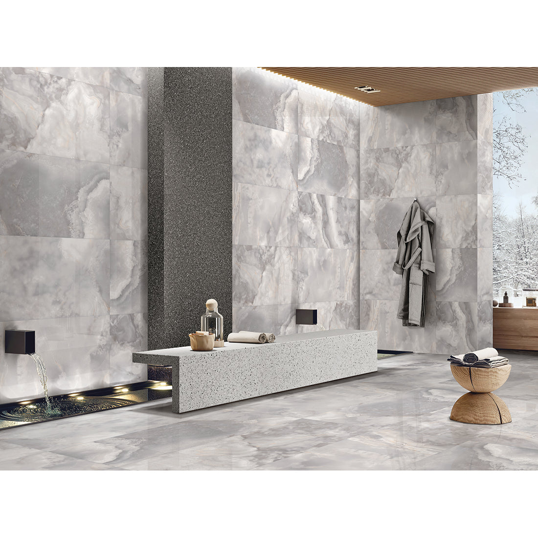 Cloud 60x120 Grey Polished