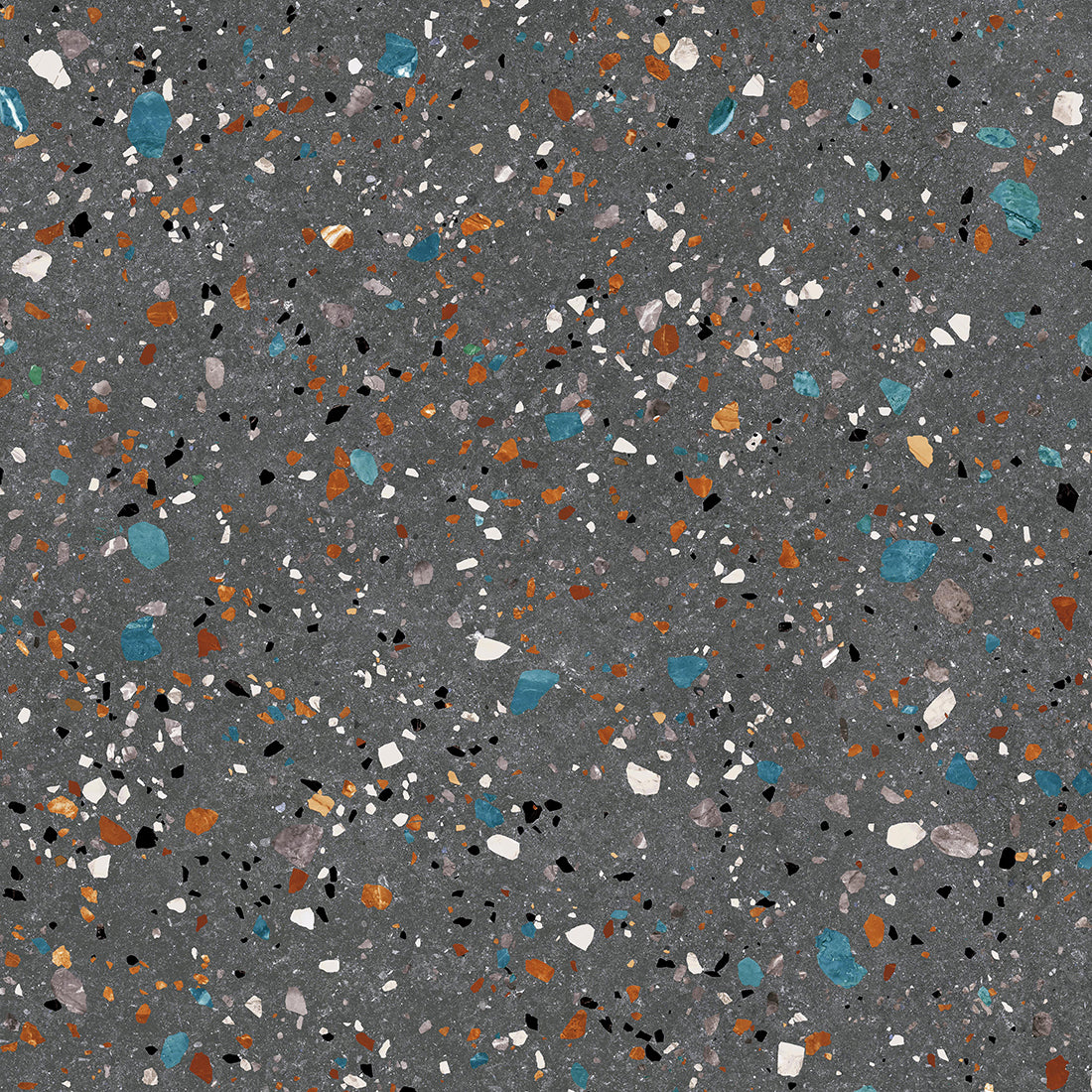 TERRAZZO 60x60 Nero Matt
