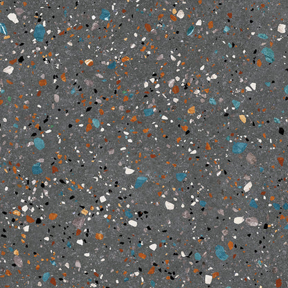 TERRAZZO 60x60 Nero Matt
