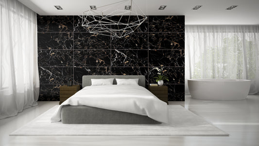 Richmond 60x120 Black Matt Carving