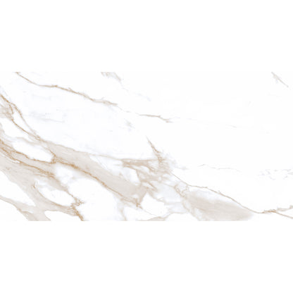 Statuario Mercury 30x60 Gold Polished