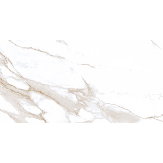 Statuario Mercury 30x60 Gold Polished