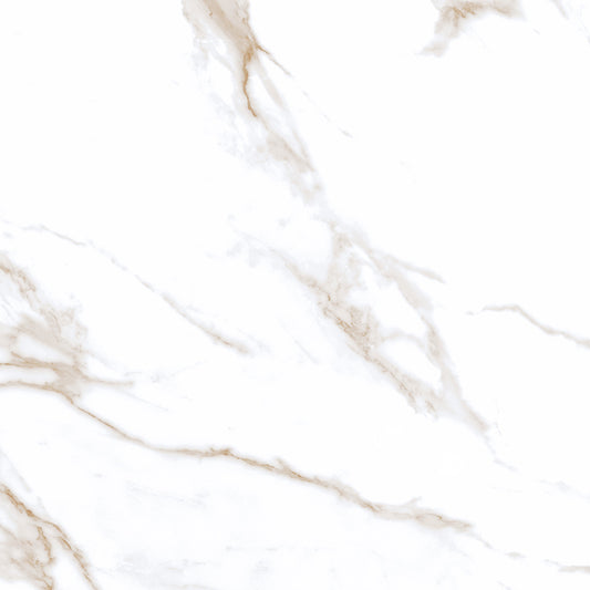 Statuario Mercury 60x60 Gold Polished