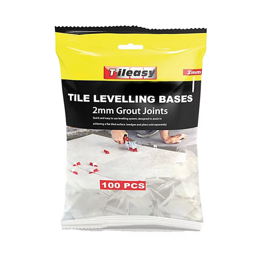 Tileasy Tile Levelling 2mm Bases Pack of 100